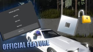 TESTING OUT ROBLOX OFFICIAL FPS UNLOCKER FEATURE [upl. by Einhorn]