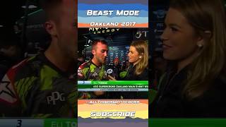 Eli Tomac Going Beast Mode at the 2017 Oakland Supercross elitomac supercross motocross [upl. by Nunciata]