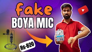 Fake BOYA Mic 😱 How to Check BOYA mic Fake or Original  YT Tech Kannada [upl. by Llednar]