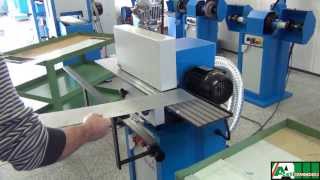 Sheet metal deburring machine  ART37 Aceti macchine [upl. by Elamor]