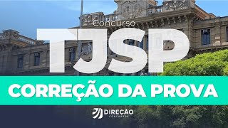 CONCURSOS TJSP CORREÇÃO DA PROVA [upl. by Yedorb]