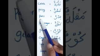 Kosakata Bahasa Arab tentang barang barang di rumah 3 kosakata vocabulary arabic bahasaarab [upl. by Marela]