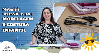 Conheça os Tecidos e Materiais mais Usados na Confecção de Roupas Infantis com Clara Calui [upl. by Kirkwood]