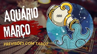 Aquário ♒ Março Você quer desapegar mas uma librianoa não vai desistir de vc tarot [upl. by Phaedra294]