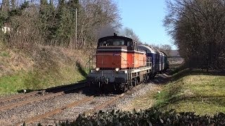 Quelques circulations ferroviaires dans le sud de la Bourgogne [upl. by Waylon]