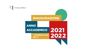 Inaugurazione dellanno accademico 2122 [upl. by Joses140]