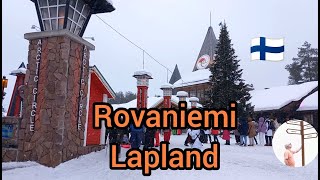 Rovaniemi Lapland My Santa Claus Village and Northern lights trip in Feb24 moderndaybreakfastclub [upl. by Nelyk]