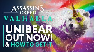 Assassins Creed Valhalla Update  How To Get The Unibear Mount For Free [upl. by Sidnak396]