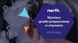 Jak wymienić grzałkę przepływową w zmywarce Części zamienne do naprawy AGD  Northpl [upl. by Nivej]