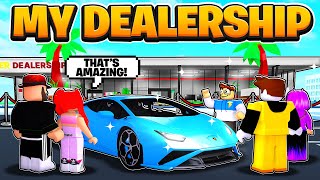 ROBLOX MY DEALERSHIP TYCOON NEW CAR GAME [upl. by Corina]