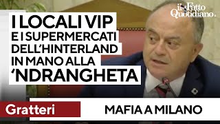 Gratteri quotTutti i locali vip del centro di Milano sono in mano alla ndranghetaquot [upl. by Sidnee]