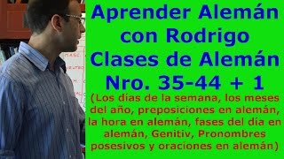 Aprender Aleman  Clases de aleman Nro 3644 y extra [upl. by Amla961]