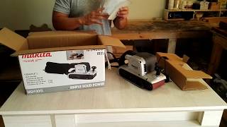 Unboxing Lijadora de banda Makita mt modelo M9400G [upl. by Ariait606]