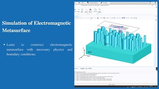 Simulation of Metasurface Unitcell  COMSOL Multiphysics [upl. by Hankins]