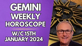 Gemini Horoscope Weekly Astrology from 15th January 2024 [upl. by Yenruoj]