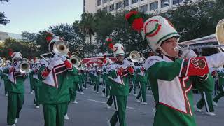 FAMU BAND IN ST PETE MLK PARADE 2018 [upl. by Keverian947]