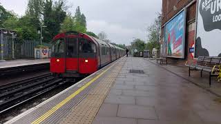 Piccadilly Line 1973 Stock pulls into Sudbury Hill [upl. by Hgeilyak]