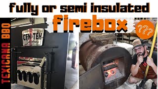 Best Firebox for offset smoker fully or semi insulated semi insulated  Sub ITAPORT [upl. by Sihonn]