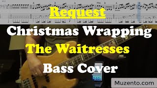 Christmas Wrapping  The Waitresses  Bass Cover  Request [upl. by Letta895]