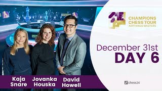 15M Champions Chess Tour Airthings Masters  Day 6  Commentary by David Howell amp Jovanka Houska [upl. by Bellamy]