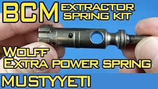 AR Pistol Fix BCM Extractor KitWolff Hammer Spring  MustyYeti [upl. by Ahtan]