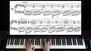 Chopin  Prelude Op 28 No 13  Piano with Sheet Music [upl. by Nnaharas]