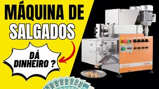 TOP 6 MÁQUINAS DE FAZER SALGADOS Preço Produção e Lucratividade [upl. by Gnihc]