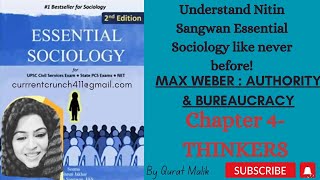 CHAPTER 4Essential Sociology Nitin SangwanMax WeberInterpretative SchoolBueaucracy and Authority [upl. by Ybrek]