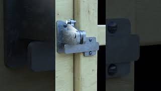 Automatic gate latch lock shorts [upl. by Suivatram]