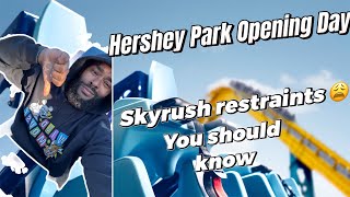 Hershey Park Opening Day SkyRush Review [upl. by Nyram]