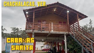 CABAÑAS SARITA EN PLAYA CHACHALACAS VERACRUZ [upl. by Htes]