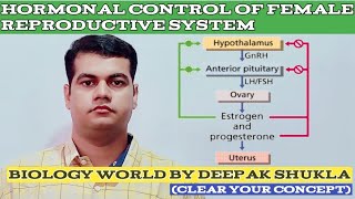 Hormonal control of female reproductive system hormonalcontroloffemalereproductivesystem [upl. by Oned]