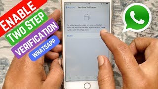 How to Enable Two Step Verification WhatsApp [upl. by Hahseram]