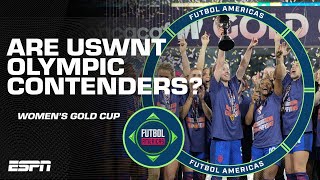 Are the USWNT Olympic medal contenders after Gold Cup win  ESPN FC [upl. by Atirma]