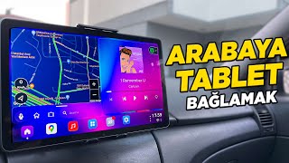 Tabletle arabaya multimedya ekran yapımı  Ekransız araba kalmasın [upl. by Ayidan717]