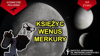 🌔 🌒 Obserwujemy ciała niebieskie Układu Słonecznego  Księżyc Wenus Merkury z Chile LIVE 178 [upl. by Lunseth]