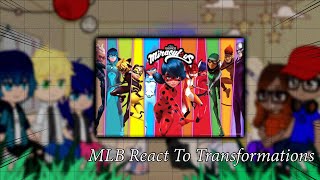 MLB Season 5 React To Transformations  MLB  Gacha React [upl. by Amled59]