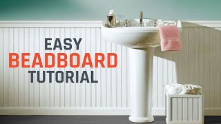 How to Install Beadboard or Wainscoting [upl. by Salisbury]