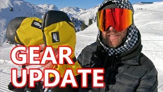 Snowboard Gear Update  Balaclava Mid Layer Boots Pole Mitts [upl. by Ahsele]