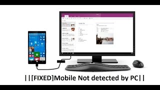 FIXED PC NOT DETECTED THE PHONE CONNECTING THROUGH USB [upl. by Laeira278]