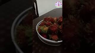 Magmukbang tau guys ng Rambutan and Durian yummyfruits  MAYVZ27 [upl. by Torey]