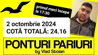 PONTURI PARIURI by Vlad Stoian  2 octombrie 2024 [upl. by Leftwich346]