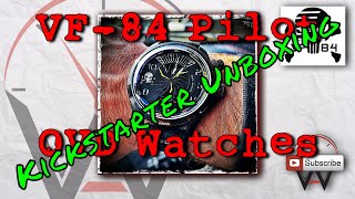 Kickstarter Unboxing OVD Watches VF84 Pilot Watch Review [upl. by Iren]