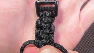 Easy Paracord Bracelet Tutorial [upl. by Filberte723]