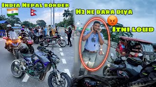 INDIA 🇮🇳 NEPAL🇳🇵Border par Ninja H2 ne Custom walo ko dara diya 😳 or sabko vhi rok diya 😭 [upl. by Ezmeralda]