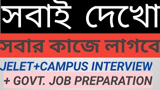 JELET 2025  CAMPUS INTERVIEW PREPARATION  GOVT JOB PREPARATION [upl. by Diley]