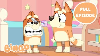 Double Bingo 🧡 🧡  Mini Bluey Full Episode  Bingo  Official Channel [upl. by Anwad]