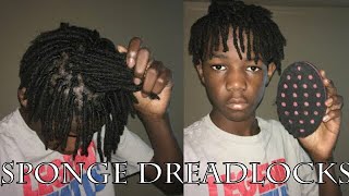 How To Get Dreadlocks In 10Minutes With A Sponge [upl. by Col]