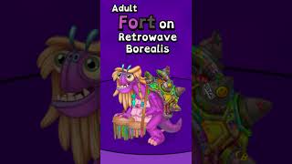 NEW ISLAND  TORRT ON RETROWAVE BOREALIS My Singing monsters shorts [upl. by Rehpatsirhc]