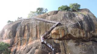 Day 7 Sri Lanka morning early start and climb up Sigiriya rock [upl. by Atiseret182]